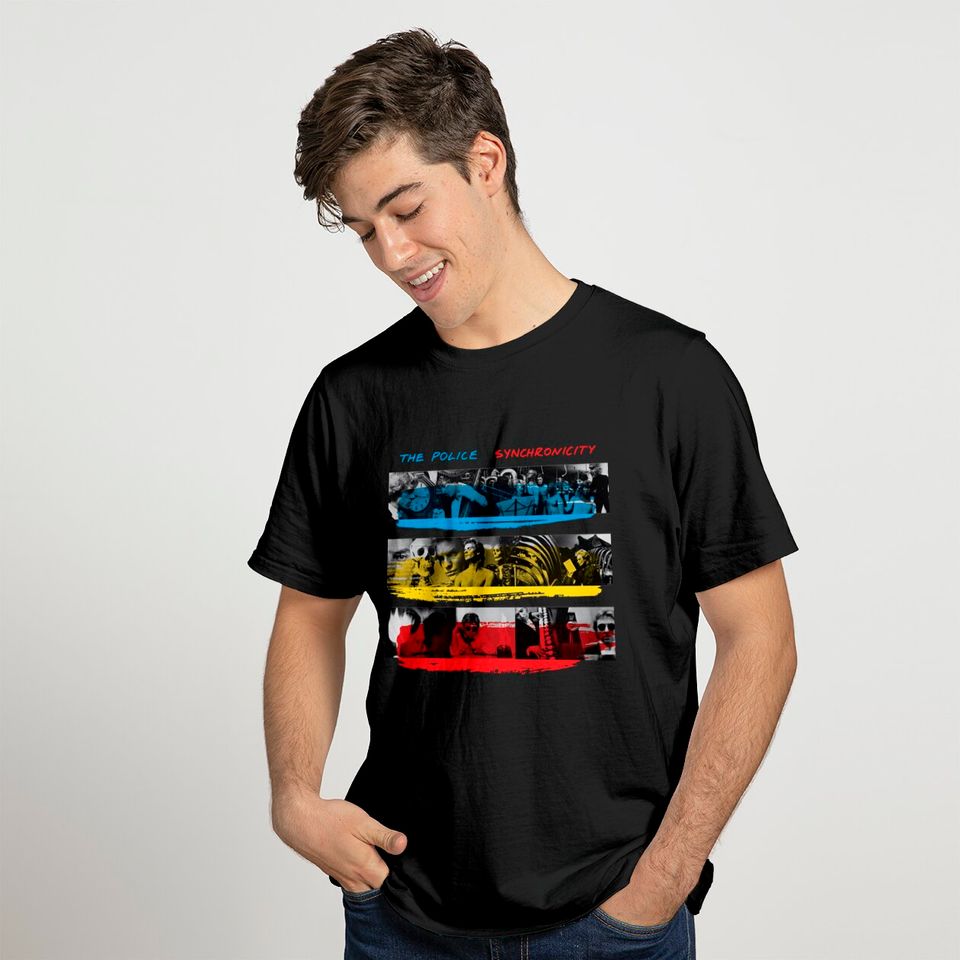Police Synchronicity Fitted Jersey T Shirt