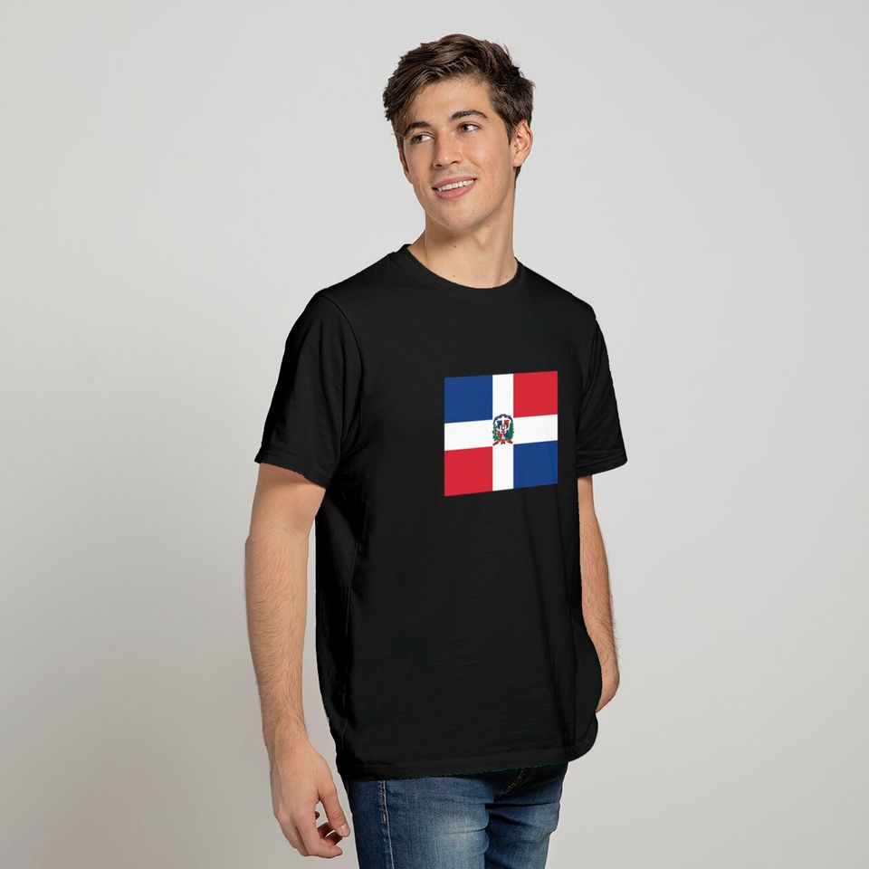 AIFRIS Dominican Republic Flag Cotton T-Shirt