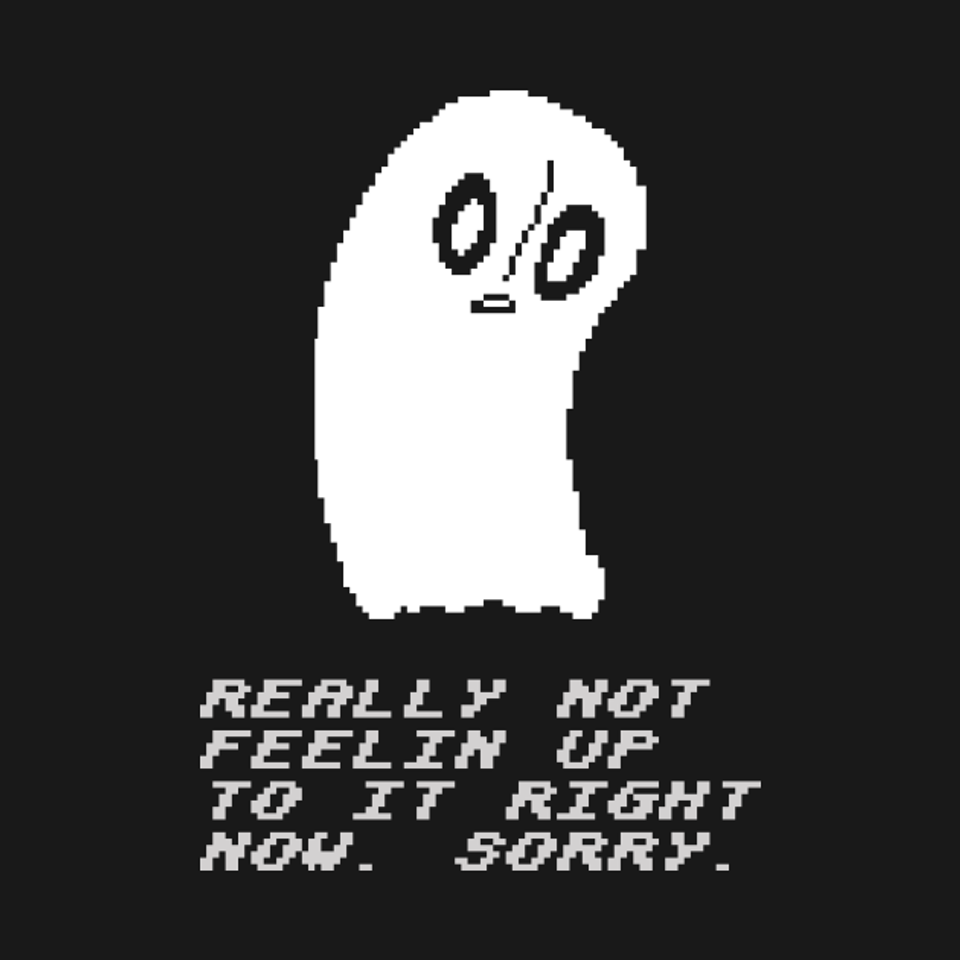 Undertale - Napstablook - Undertale - T-Shirt