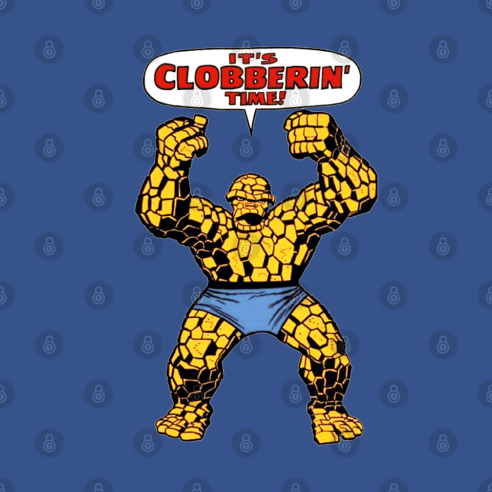 It's Clobberin' Time! - Fantastic Four - T-Shirt