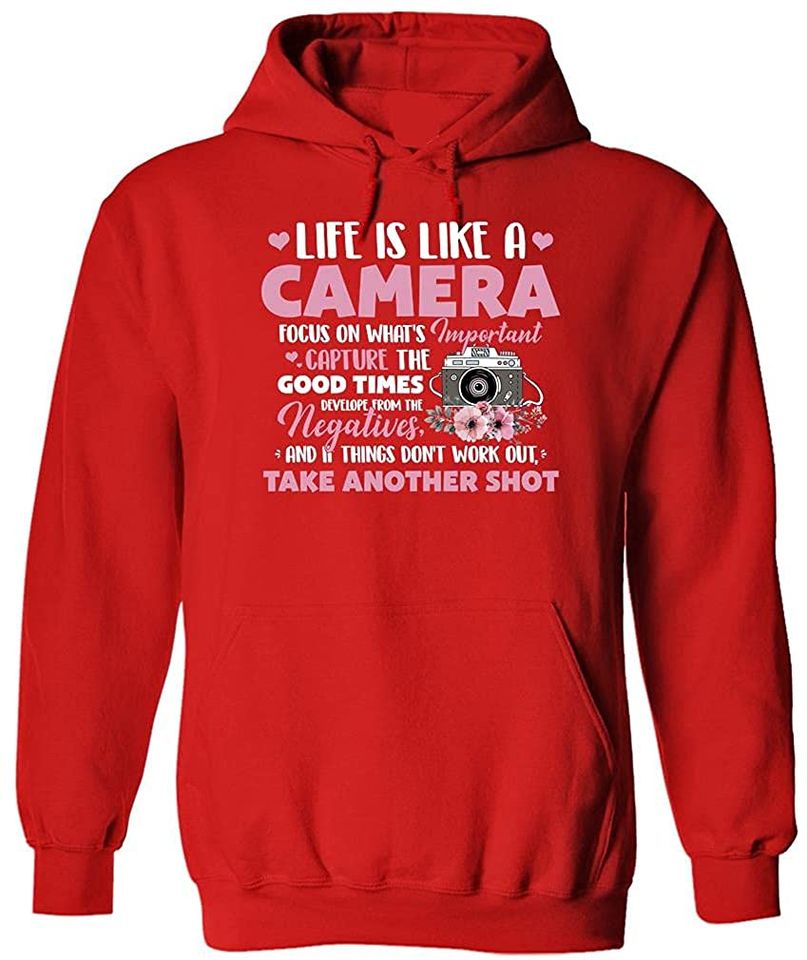 Life Is Like A Camera Tank Top Photographer Photography Cute