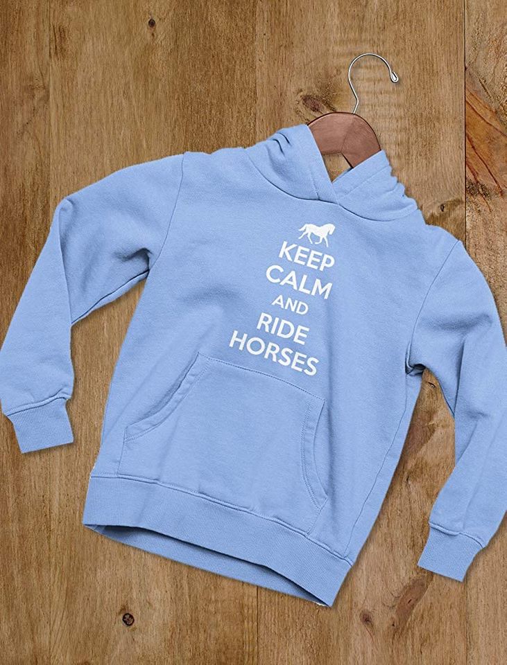 Horse Women Hoodie Keep Calm Ride Horses
