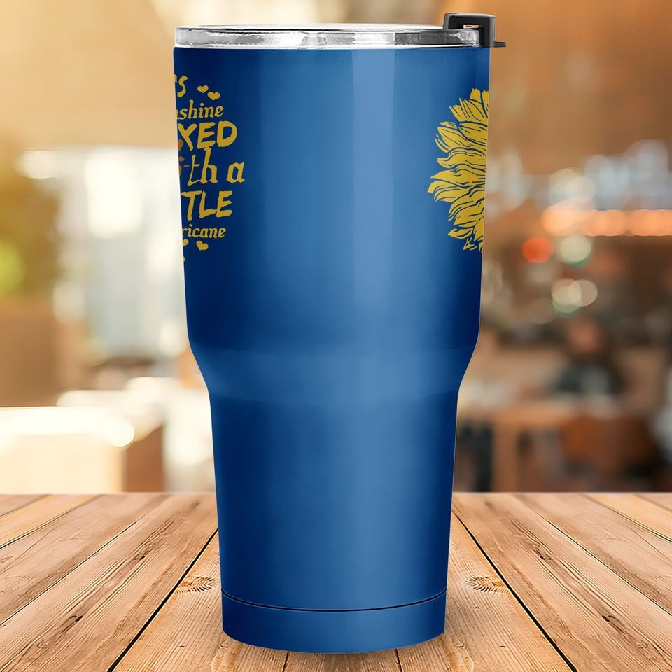 Cicy Bell Cute Sunflower Graphic Tumbler 30 Oz