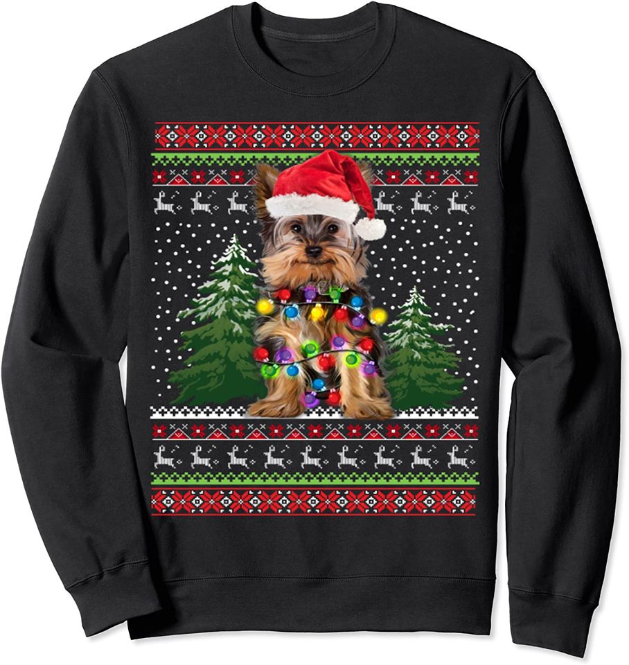Yorkie Ugly Christmas Sweatshirt