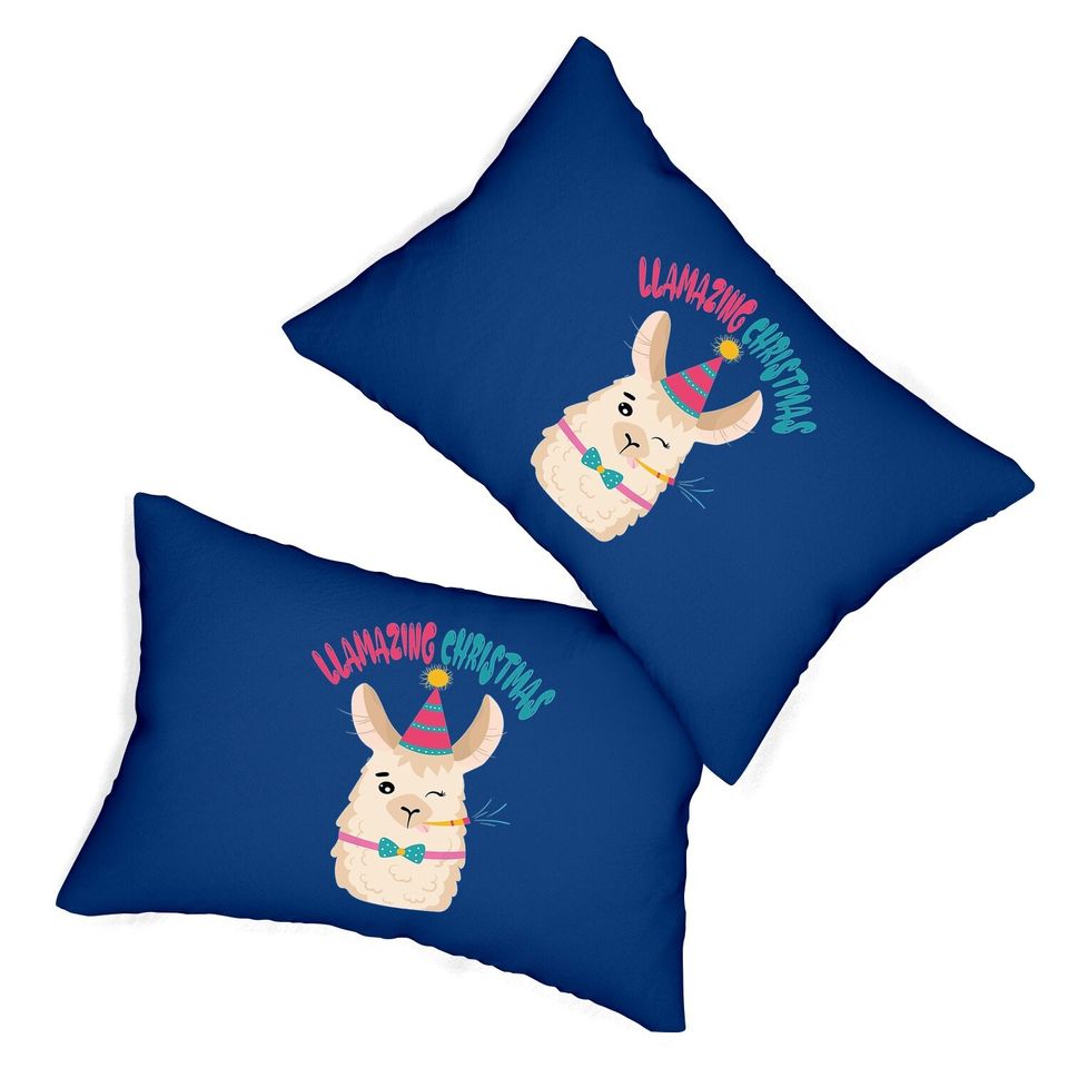 Have A Llamazing Christmas Cute Pillows