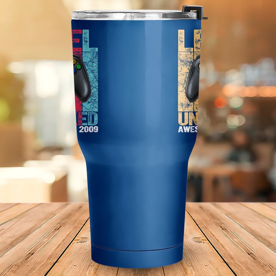 Level 12 Unlocked Awesome Since 2009 12th Birthday Gaming Tumbler 30 Oz