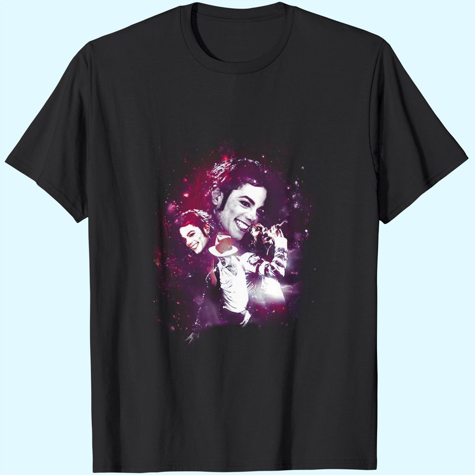 Michael Jackson King Of Pop Neon T-Shirts