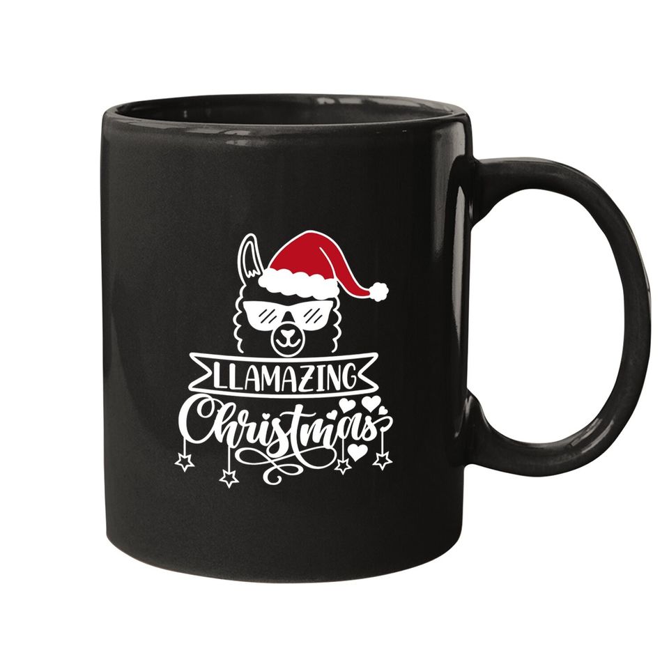 Have A Llamazing Christmas Santa Claus Mugs