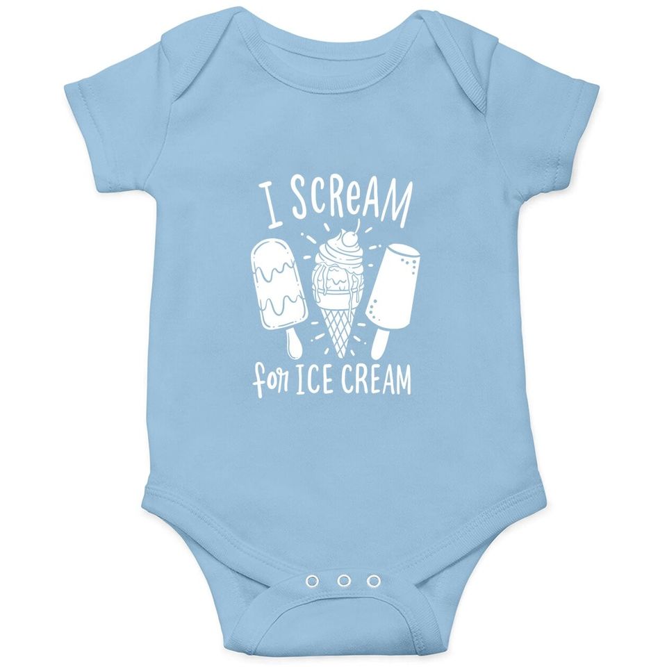 Ice Cream Baby Bodysuit