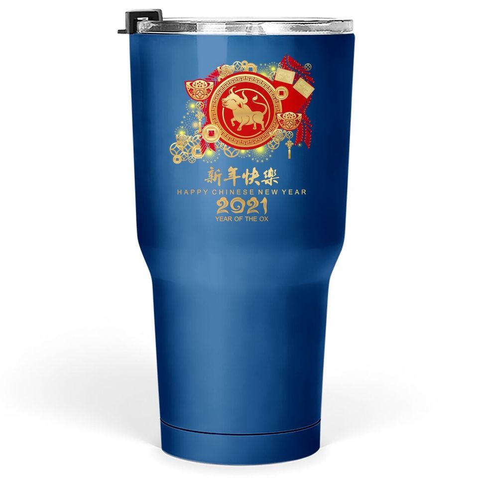 Happy Chinese New Year 2021 - Year Of The Ox Tumbler 30 Oz