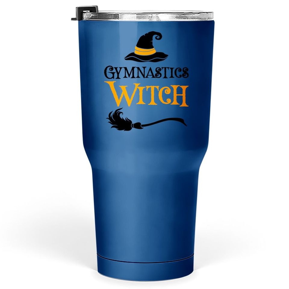 Gymnastics Witch Halloween Costume Tumbler 30 Oz