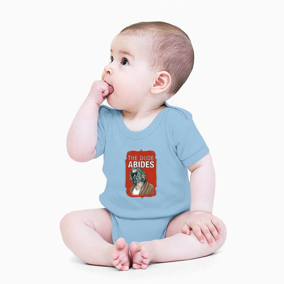 The Big Lebowski The Dude Abides Baby Bodysuit