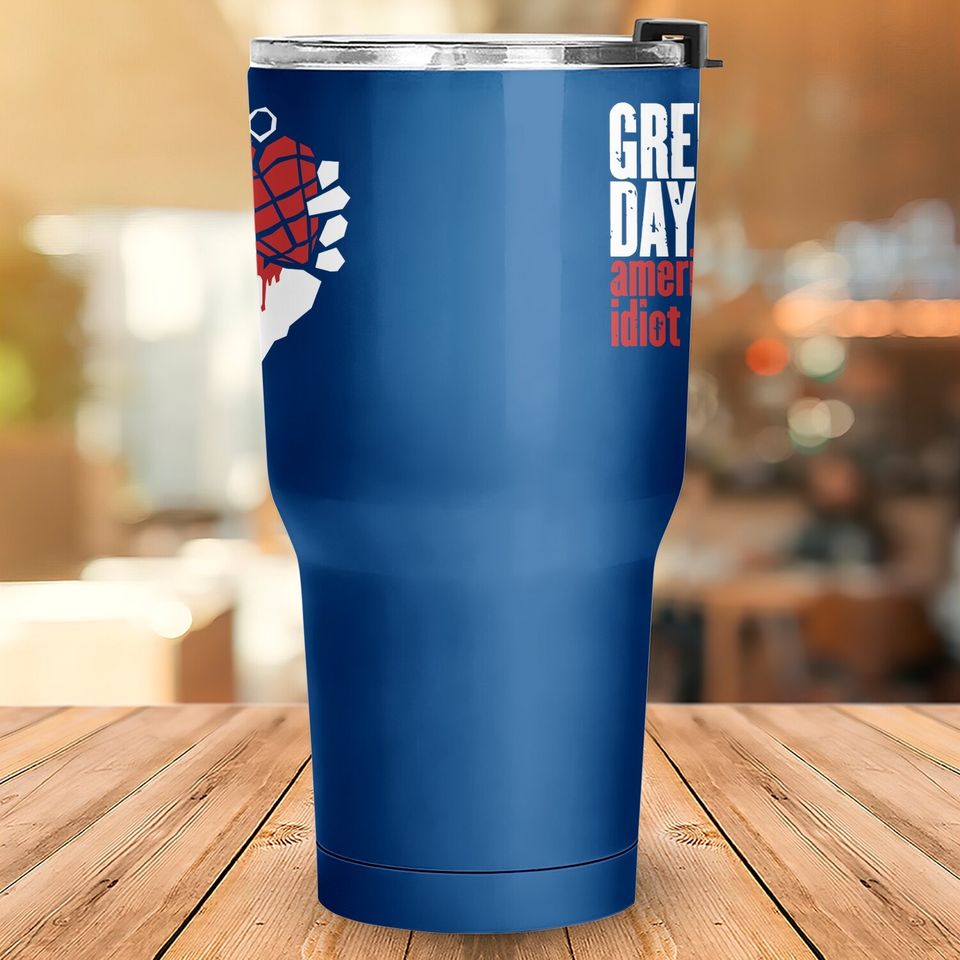 Green Day American Idiot Tumbler 30 Oz