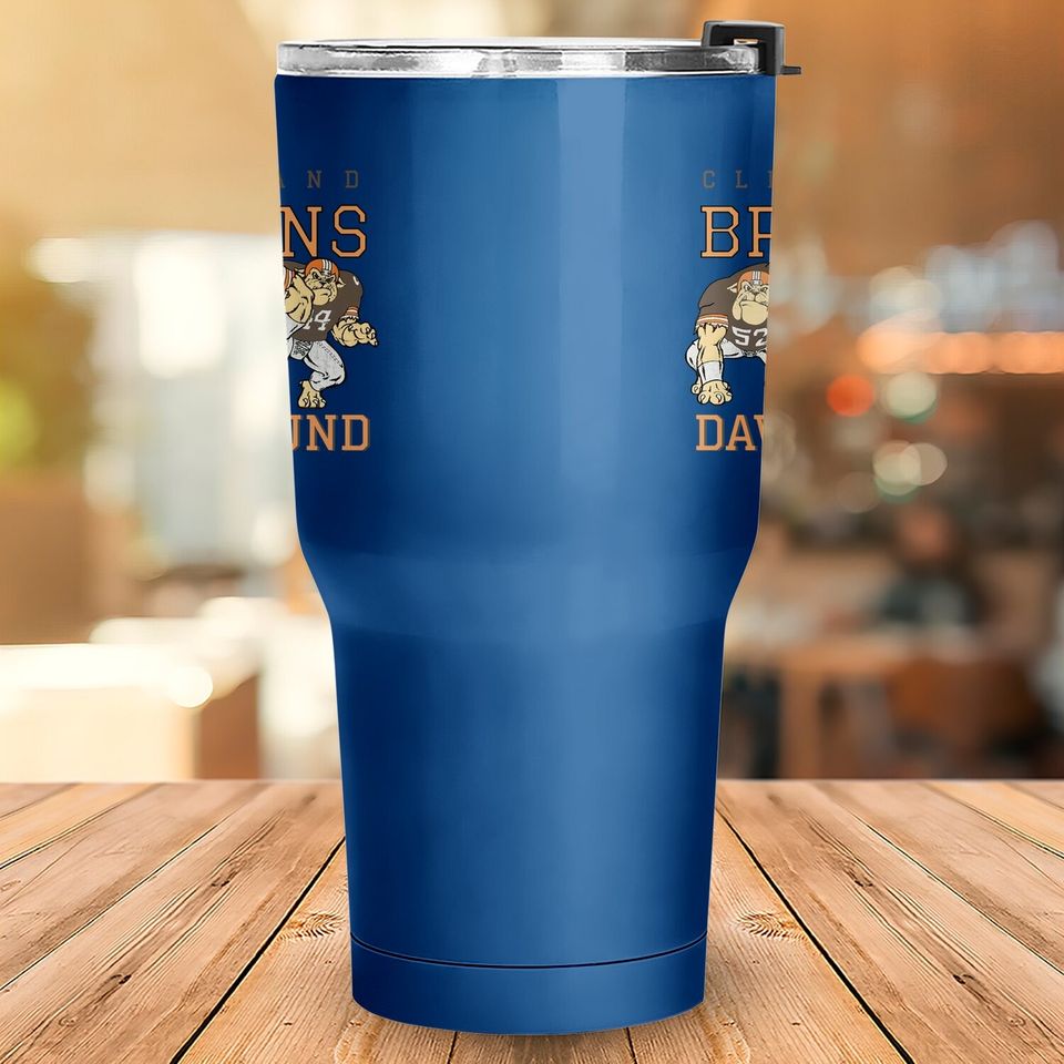 Dawg Pound Retro Cleveland Browns Tumbler 30 Oz
