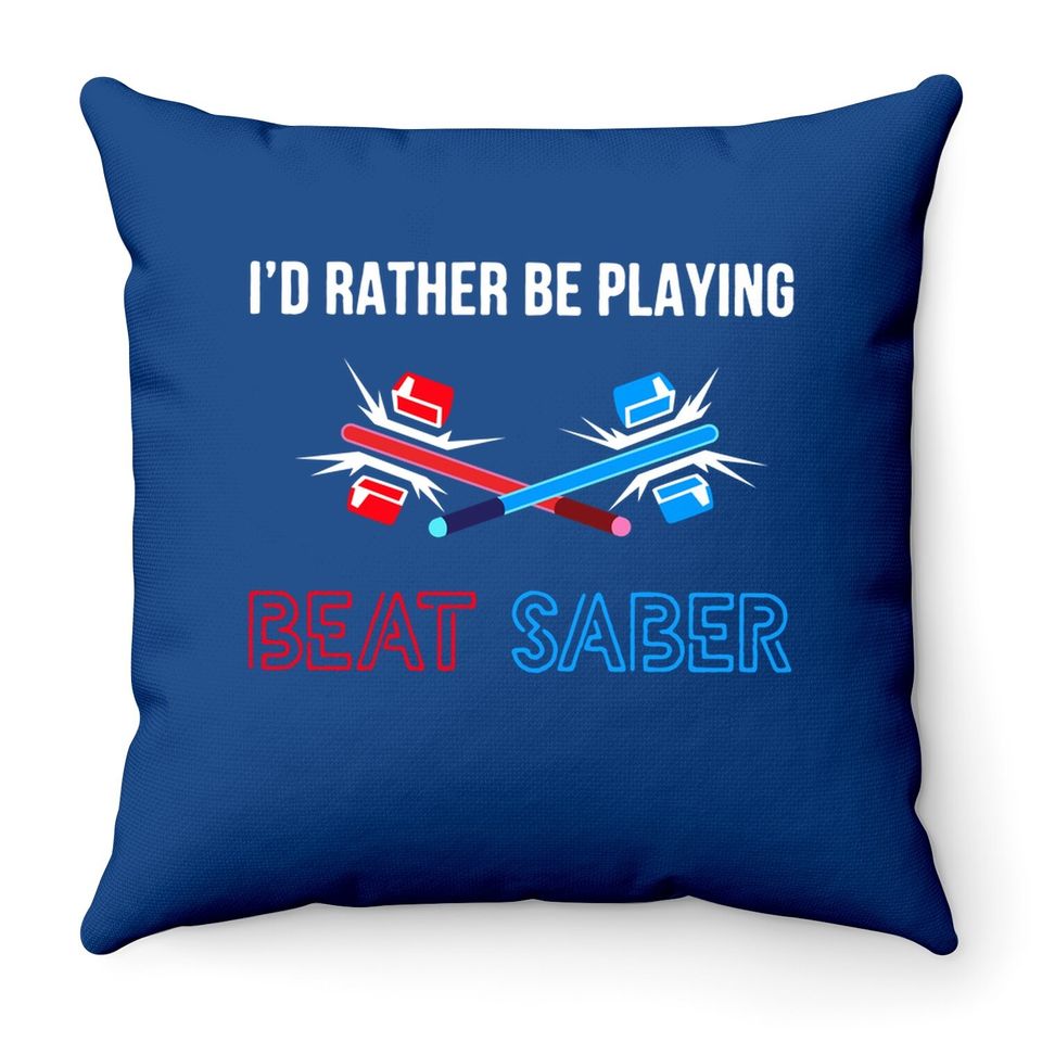 Beat Saber Throw Pillows