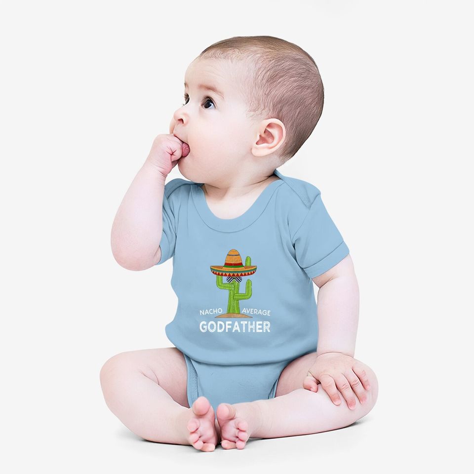 Fun Godparent Humor Gifts | Funny Meme Saying Godfather Baby Bodysuit