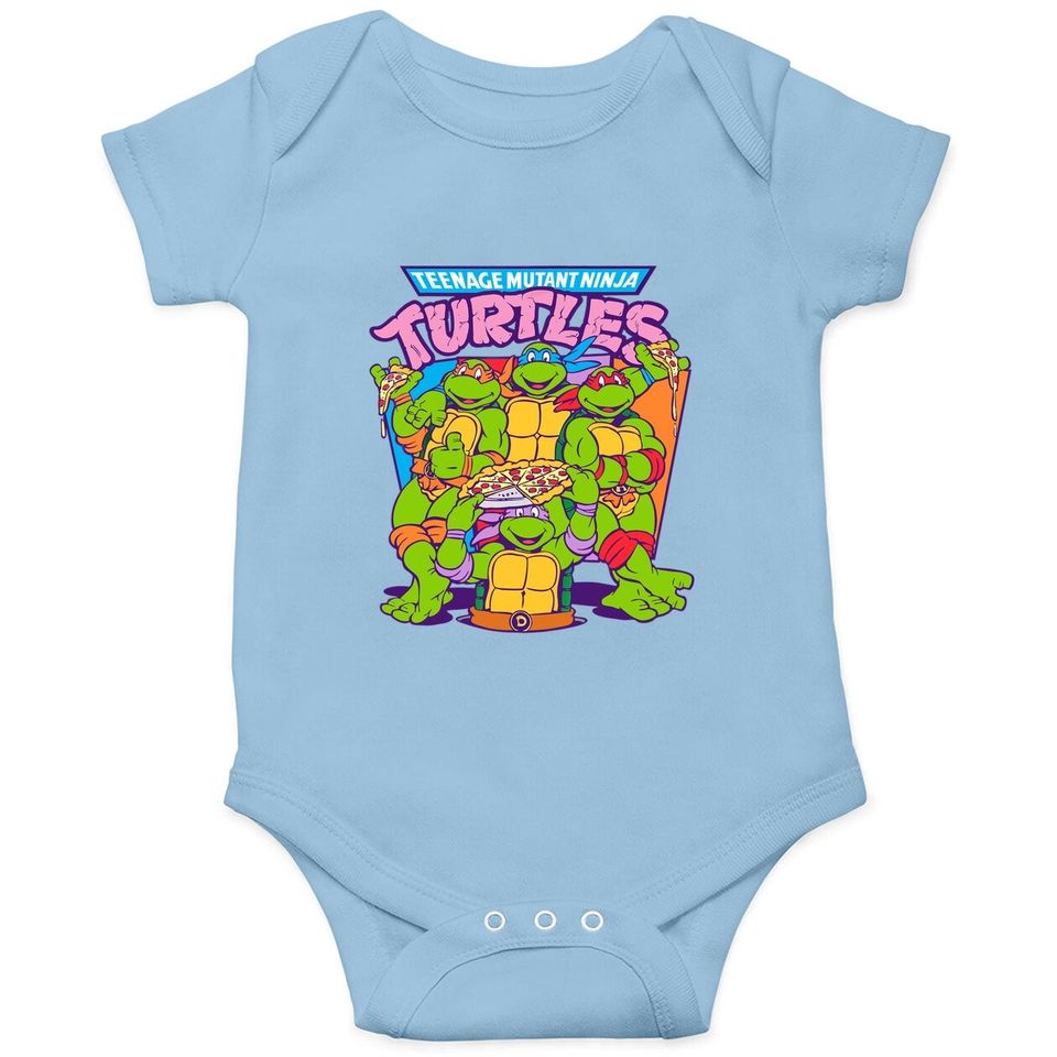 Teenage Mutant Ninja Turtles Pizza & Smiles Baby Bodysuit