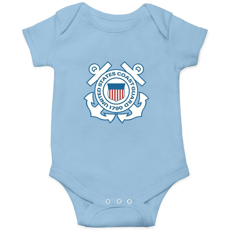 U.s. Coast Guard Veteran Quick-drying Baby Bodysuit