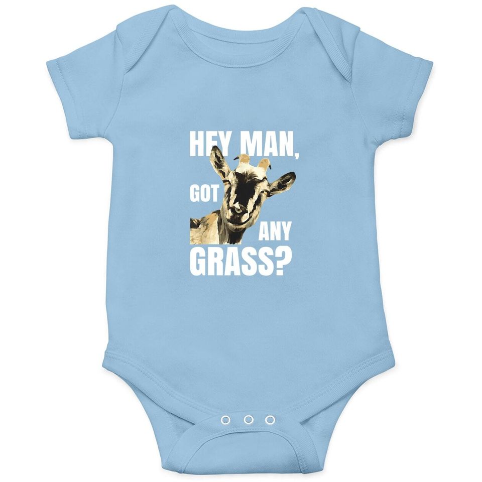 Goat Lovers Farm Apparel Meme Pun Goat Baby Bodysuit