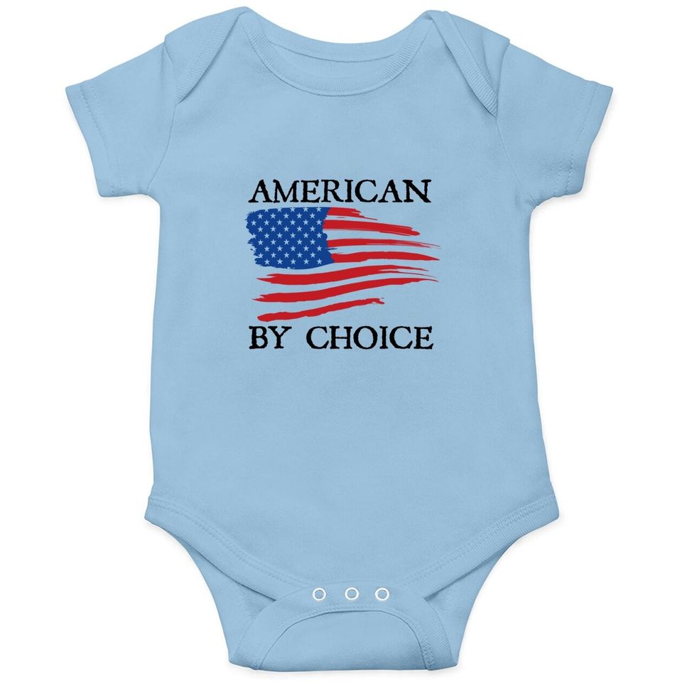 New Citizenship American By Choice Proud Citizen Baby Bodysuit