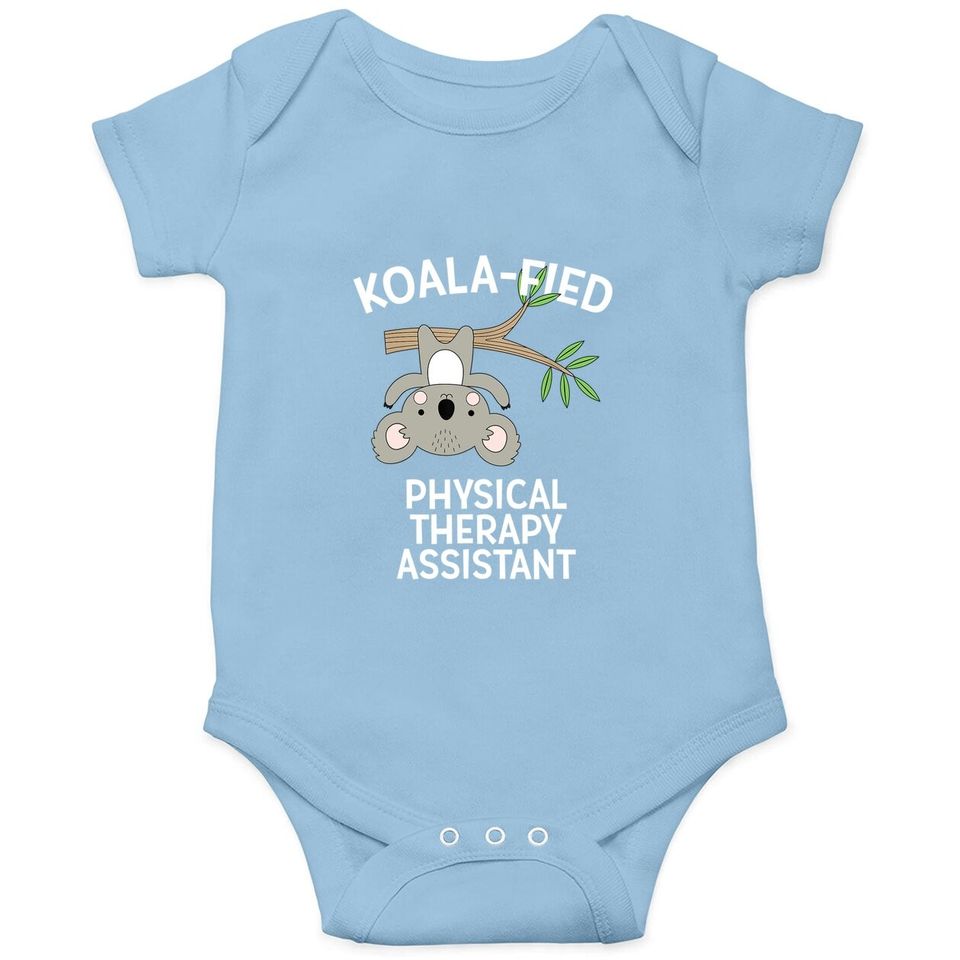Cute Koala Physical Therapy Assistant Baby Bodysuit