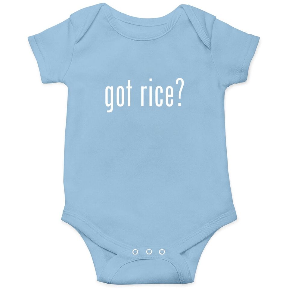 Got Rice Funny Asian Meme Baby Bodysuit