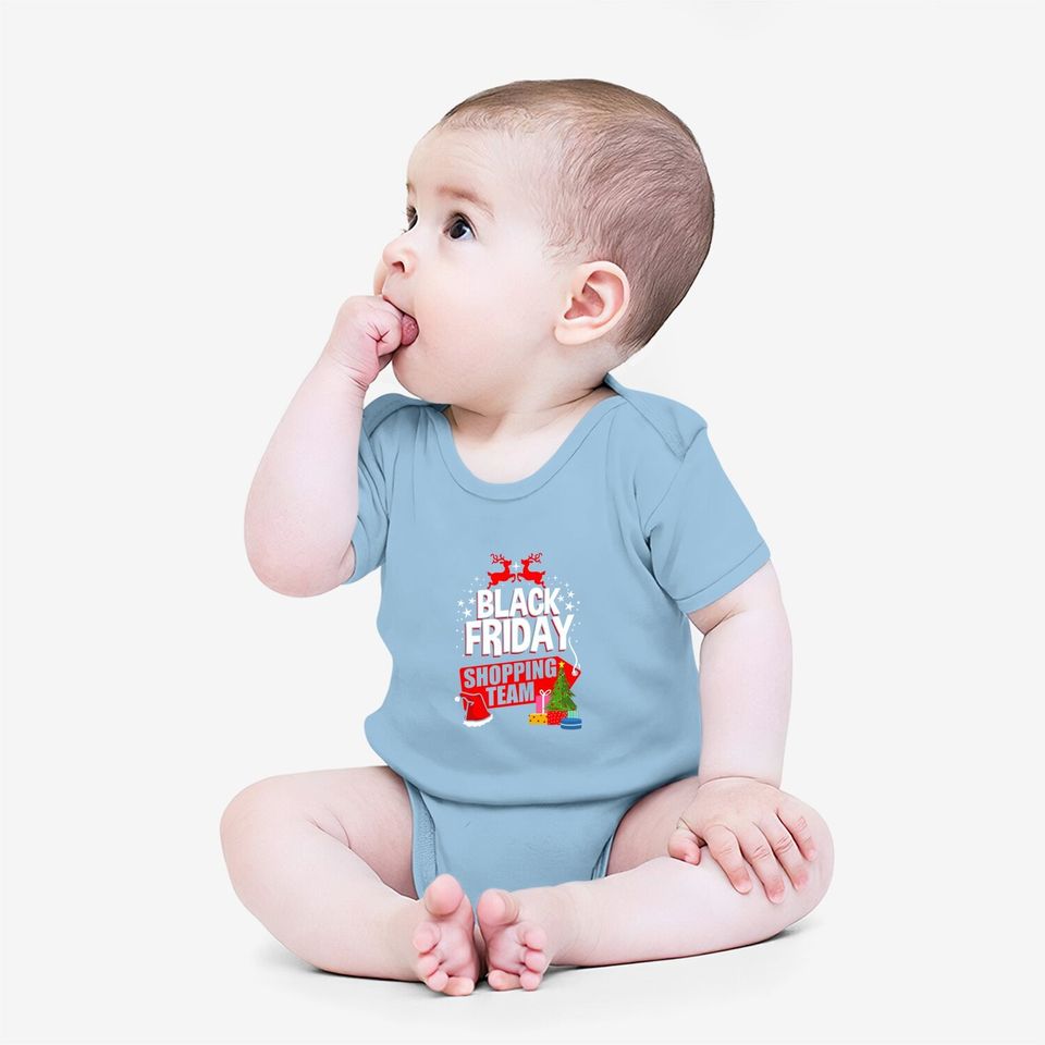 Black Friday Shopping Team Christmas Baby Bodysuit