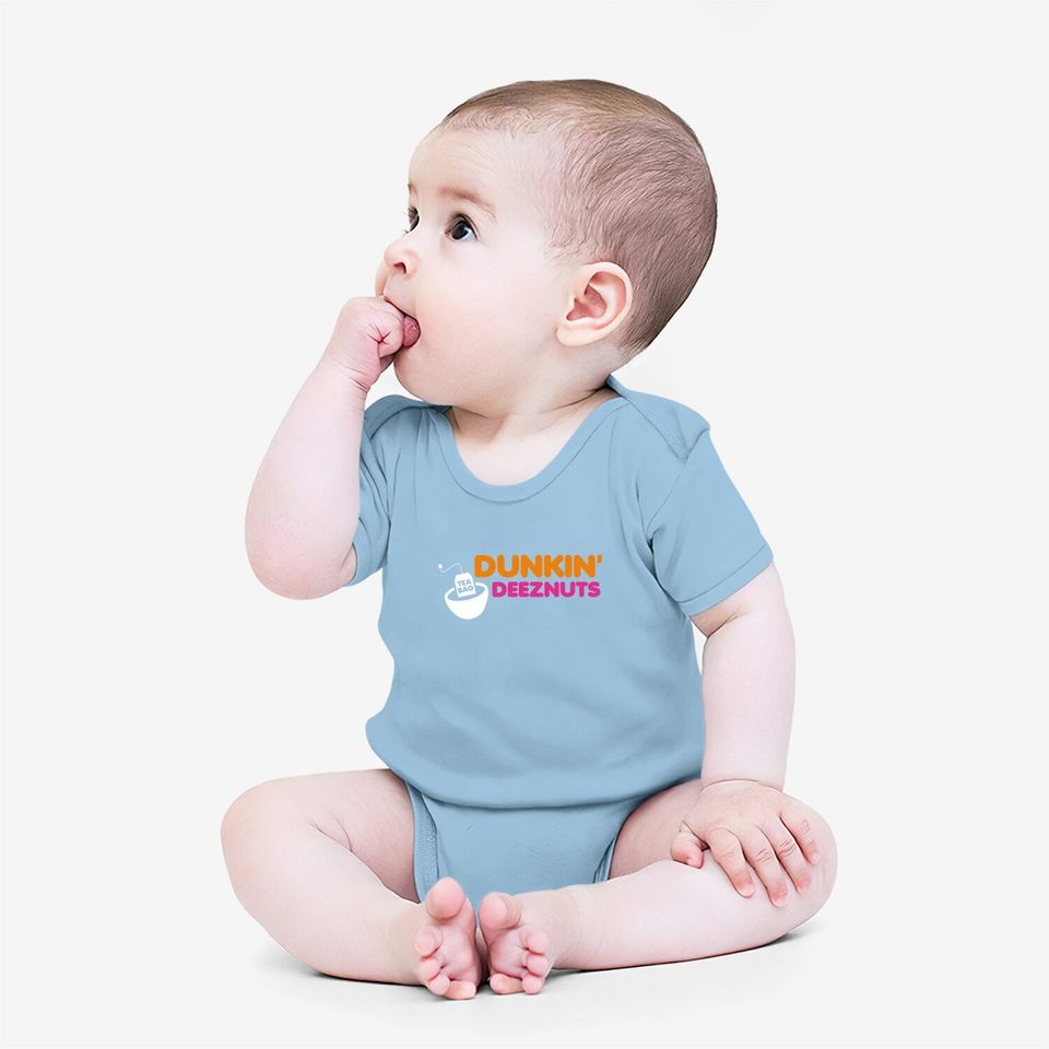 Dunkin Deez Nuts Baby Bodysuit