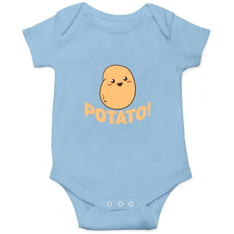 Cute Potato Smiling Tee Baby Bodysuit