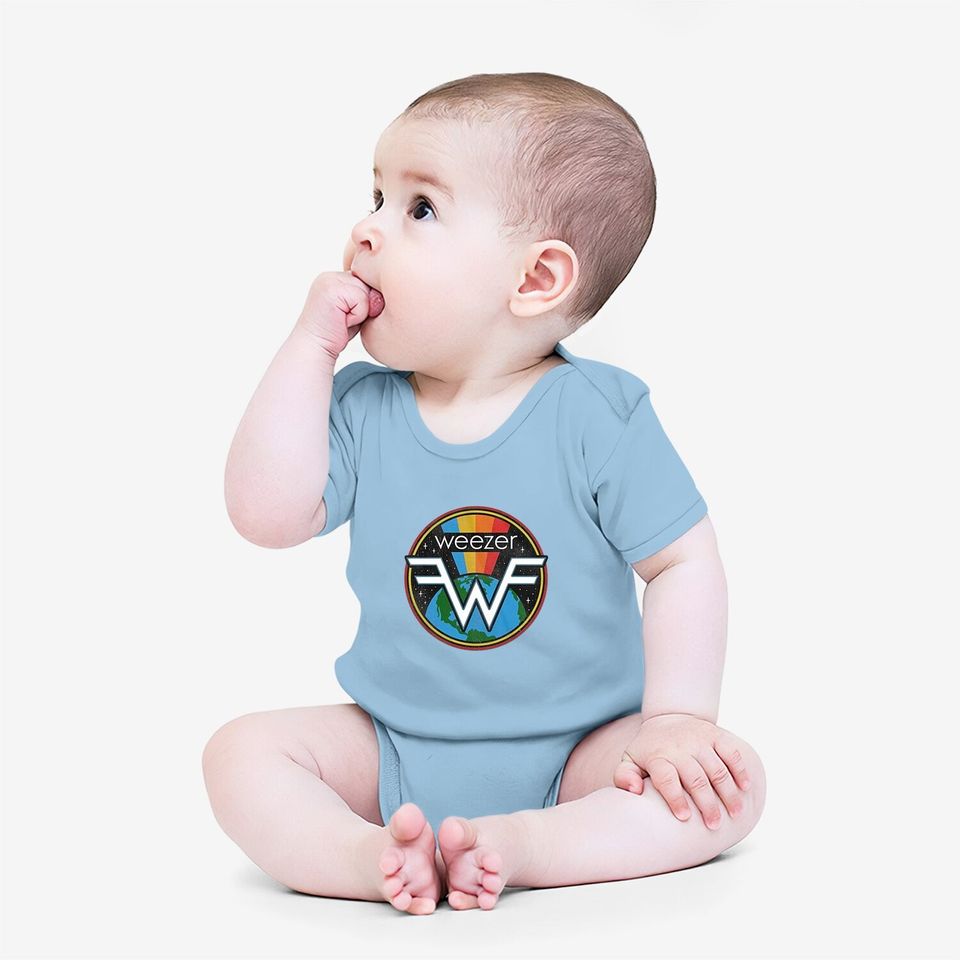 Weezer Space Graphite Heather Baby Bodysuit