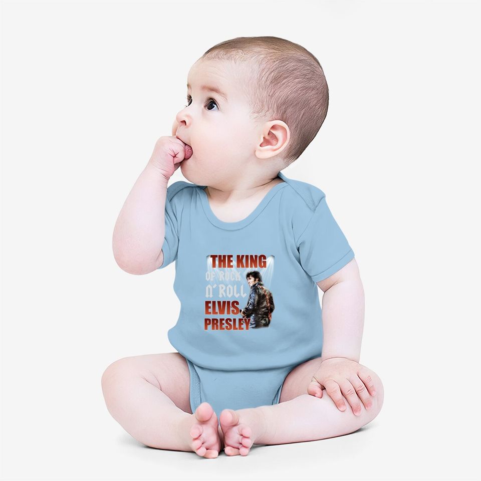 King Of Rock & Roll Elvis Presley Baby Bodysuit