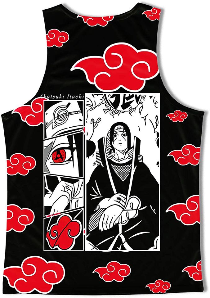 Narutoo Akatsuki Uchiha Itachi 3D Print Tanktop