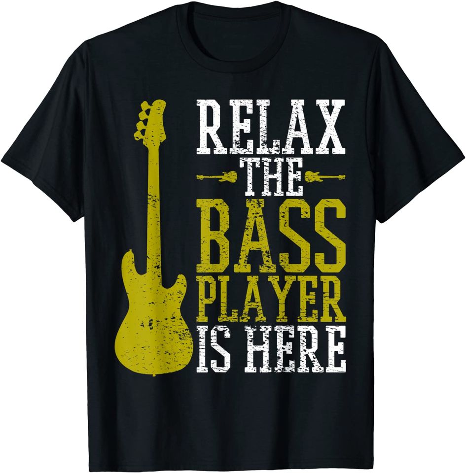 Bass Player Guitar Guitarist Music School Vintage T-Shirt