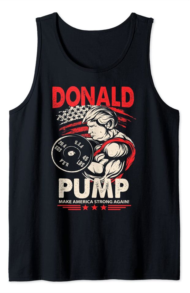 Donald Pump Tank Top Work-Out