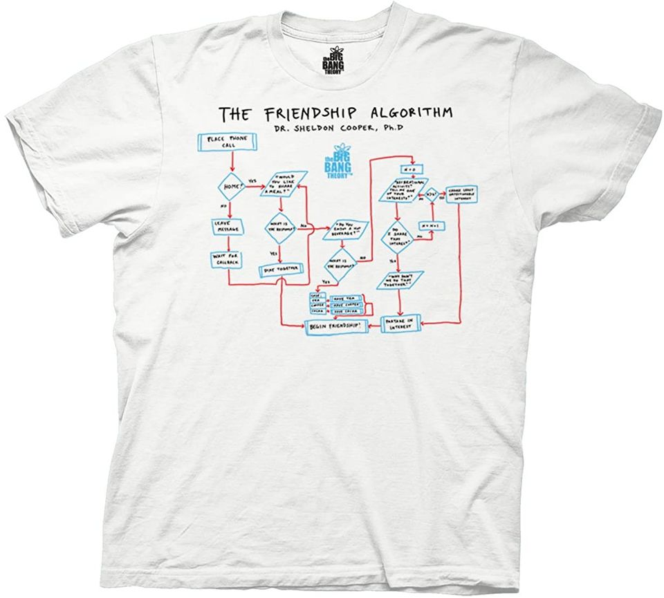 Big Bang Theory Friendship Algorithm T-Shirt