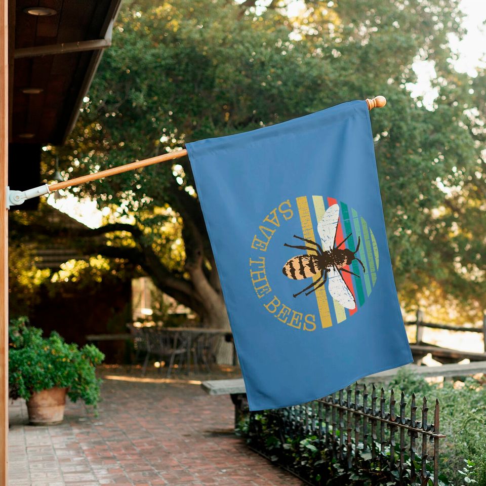 Bee Beekeeper, Save The Bees Apiary Design House Flag