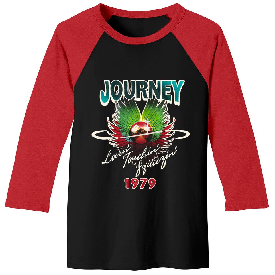Journey 80s Rock Band 1979 Baseball Tee