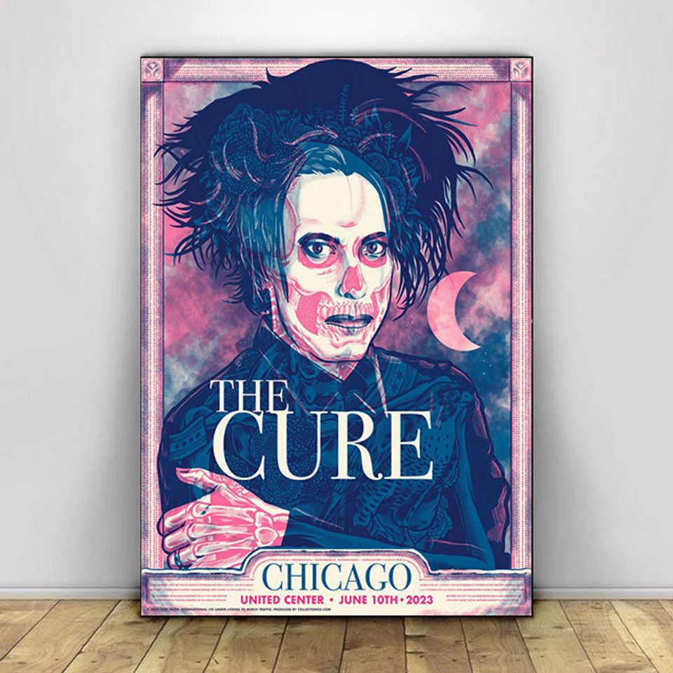 The Cure Chicago June 10, 2023 Second Edition Poster