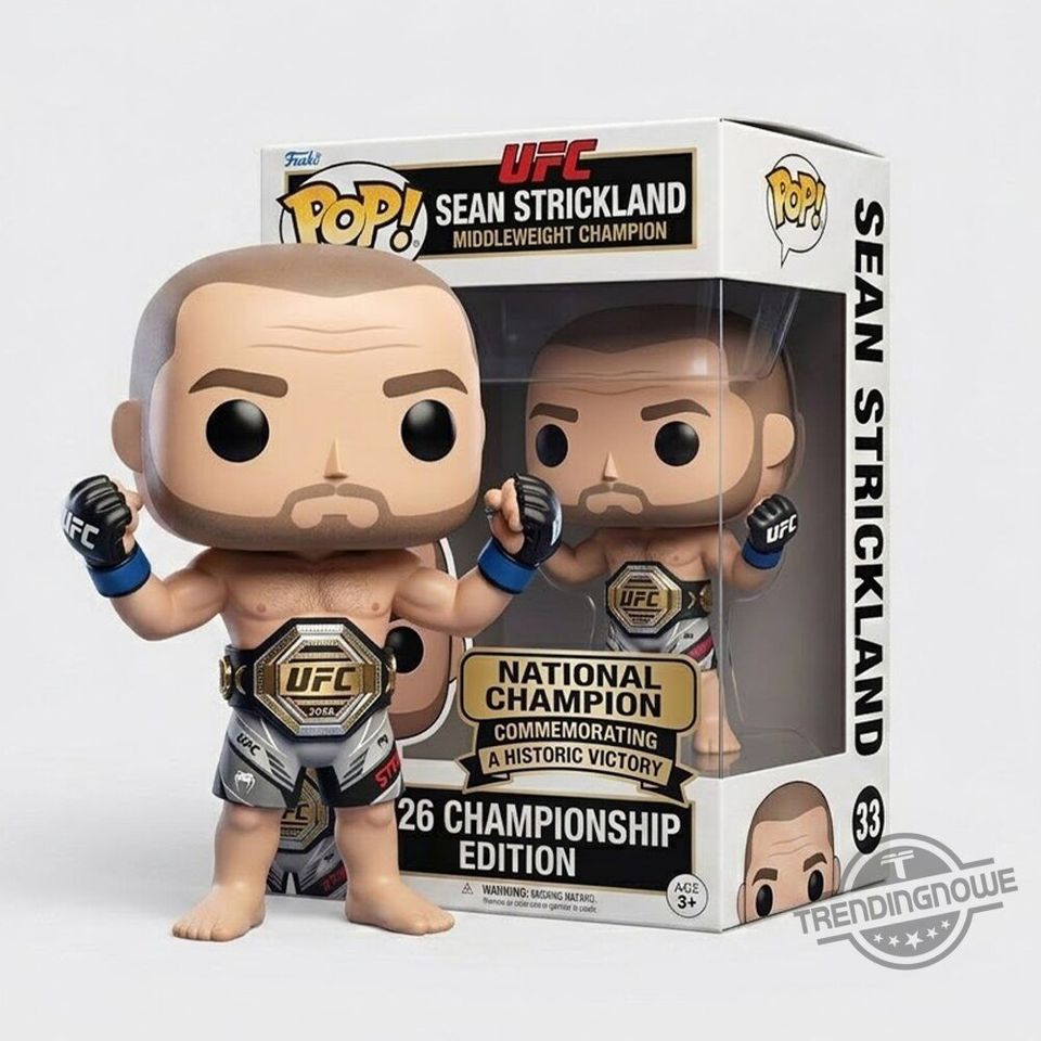 UFC Sean Strickland 2026 Middleweight Champion Funko Pop Figure