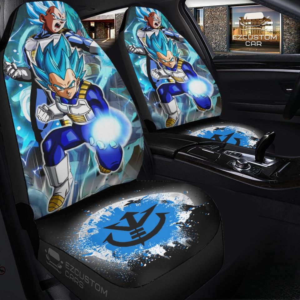 DRAGON BALL Vegeta Blue Car Seat Covers