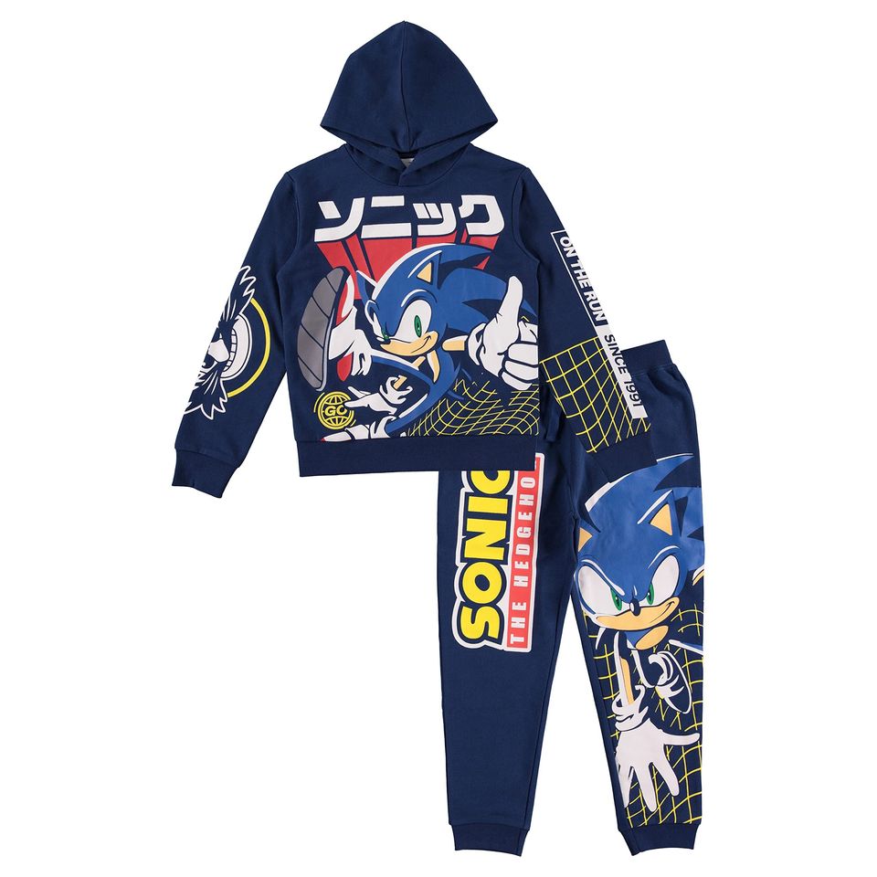 Boys Sonic Hoodie Joggers Sets