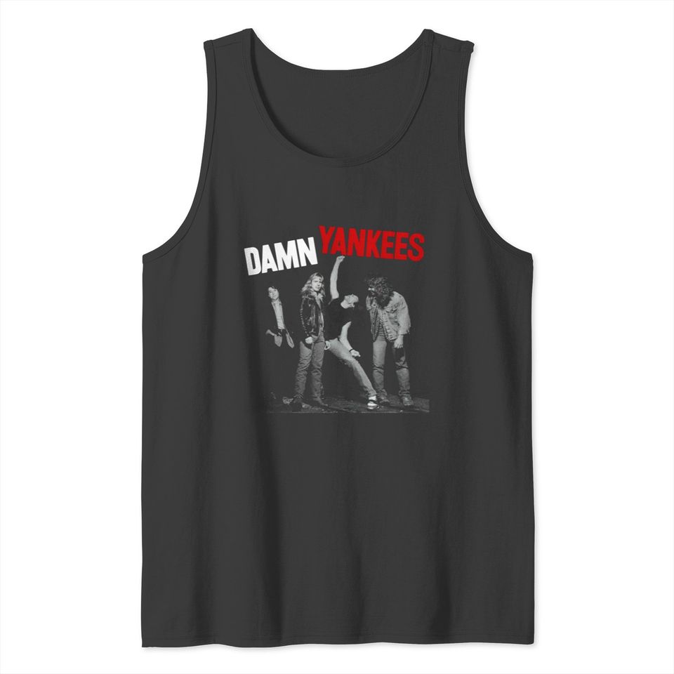 Damn Yankees World Tour '90-91 Double Sided Tank Tops