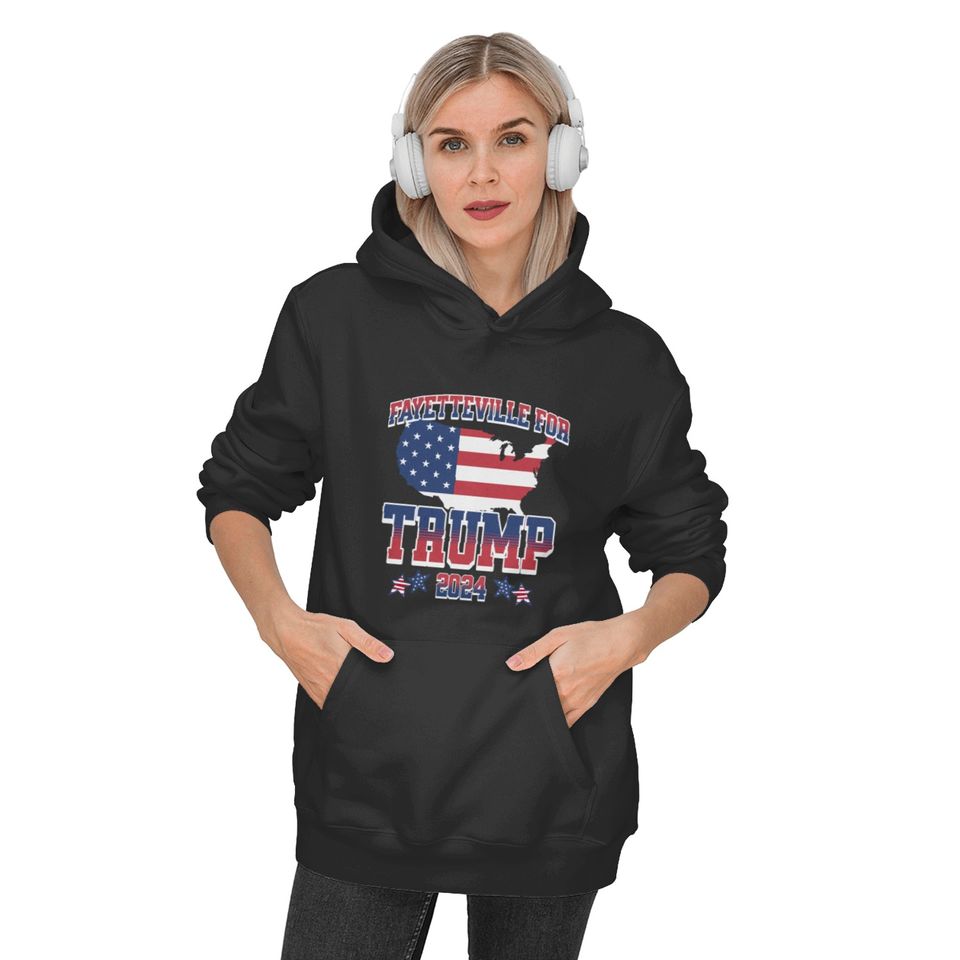 Fayetteville For Trump 2024 Election Vote For Trump 2024 Trends Gift Hoodies