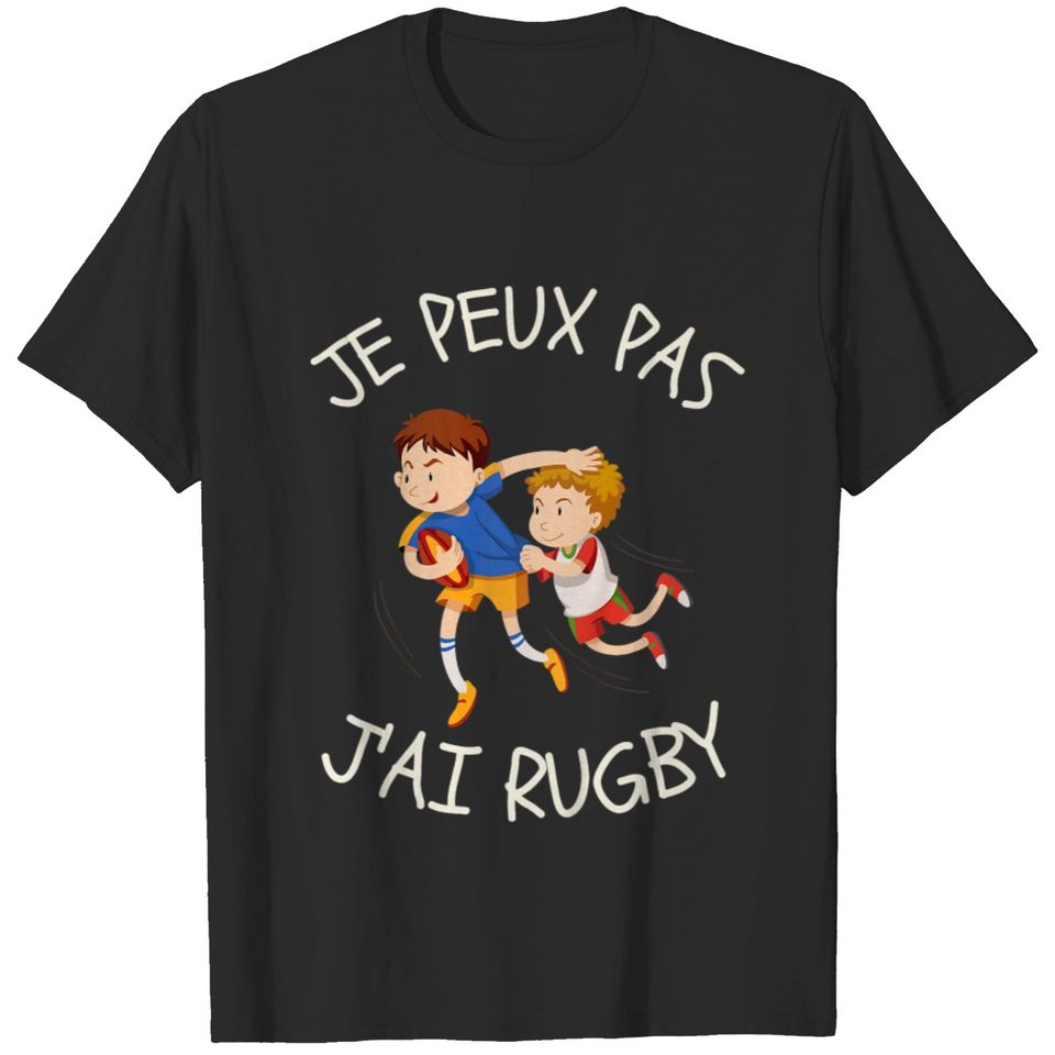 Kids Je Peux Pas Jai Rugby Player Jersey Rugby 1 T-Shirts