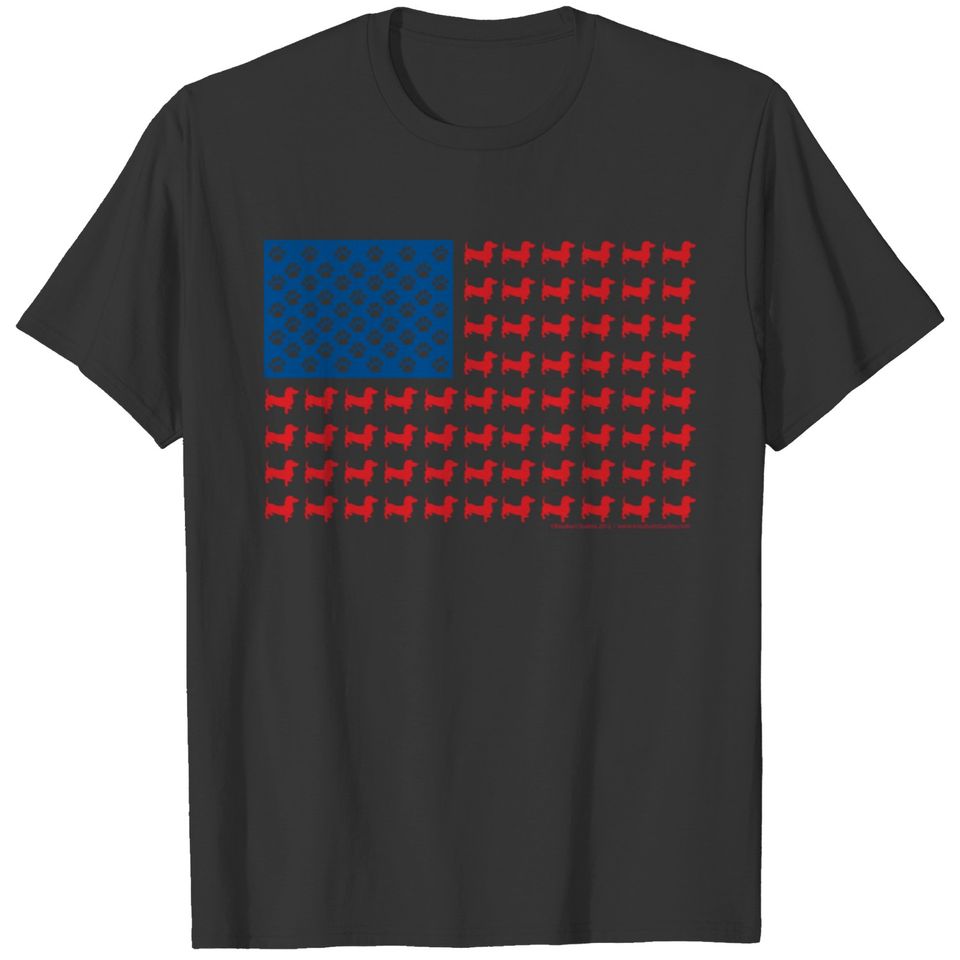 Patriotic Dachshunds T-shirt