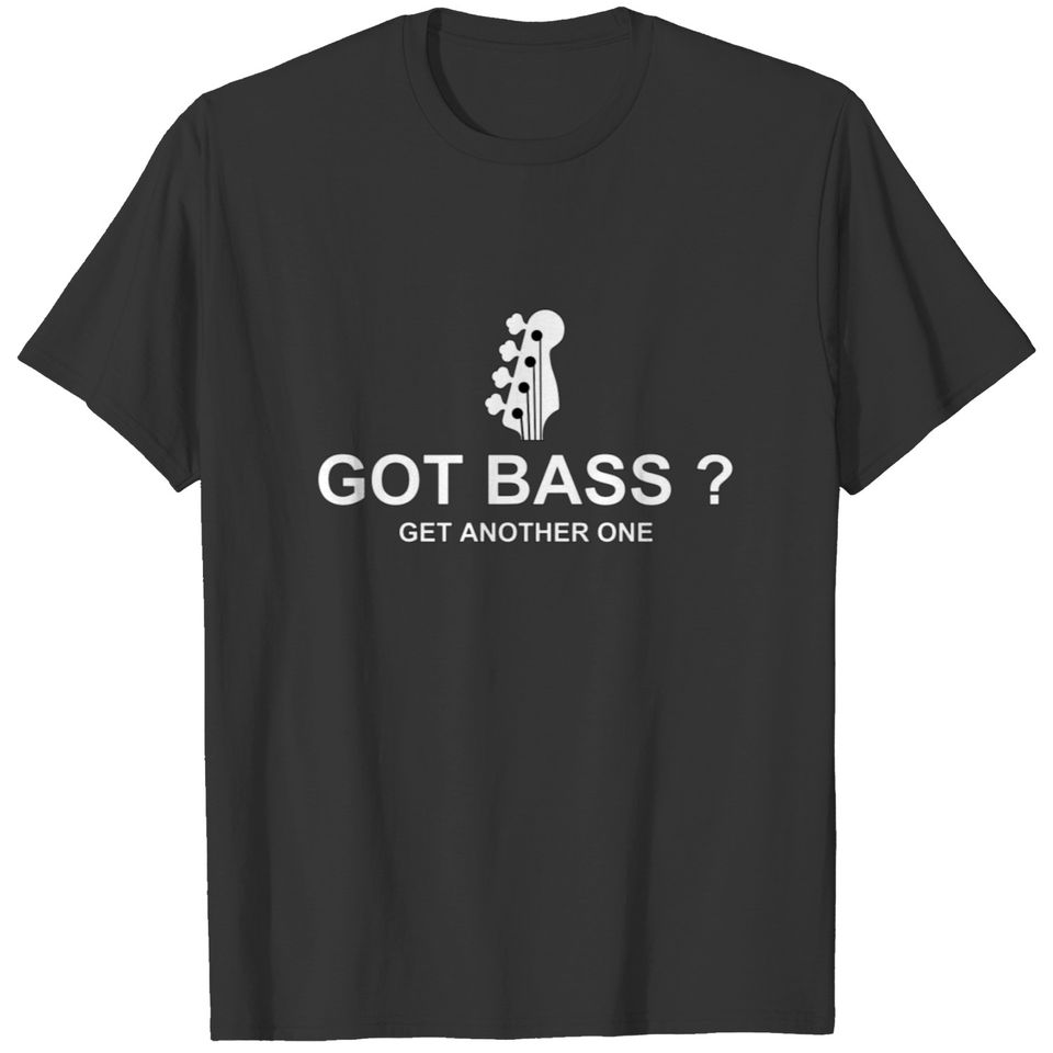got bass white T-shirt