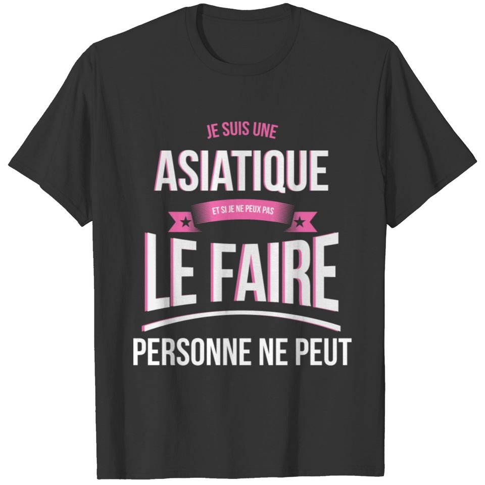 Asian person can not gift T-shirt