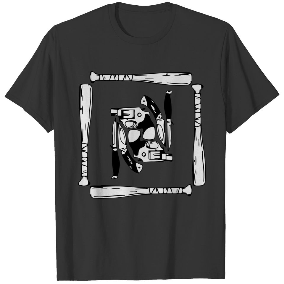 Weapon Collage T-shirt