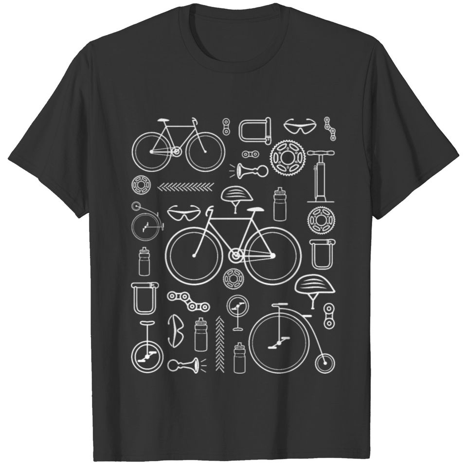 Bicycle Anatomy - Cycling Gift T-shirt