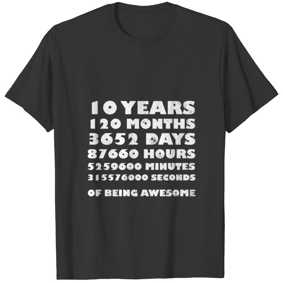 10 Years 120 Month T-shirt
